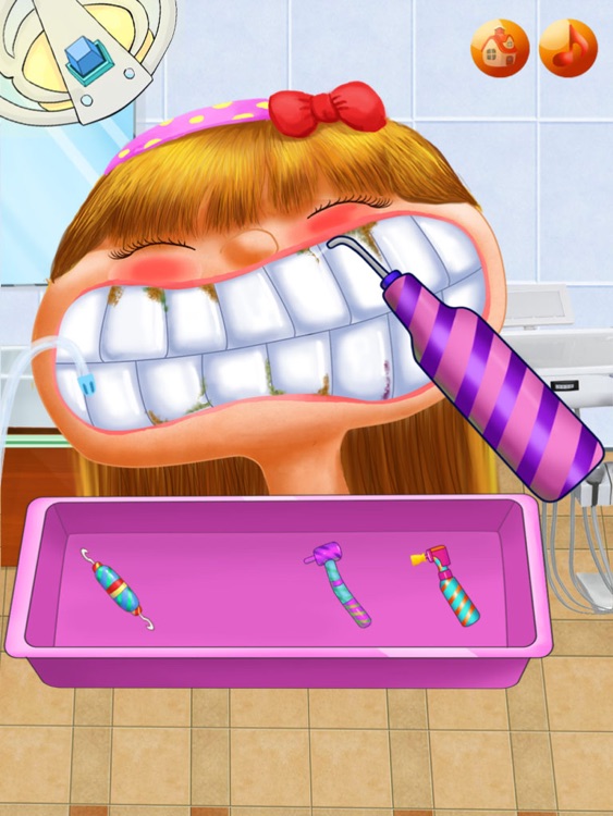 Cute Dentist @ Little Doctor Nose Office:Fun Baby Hair Salon and Spa Kids Teeth Games For Girl HD.