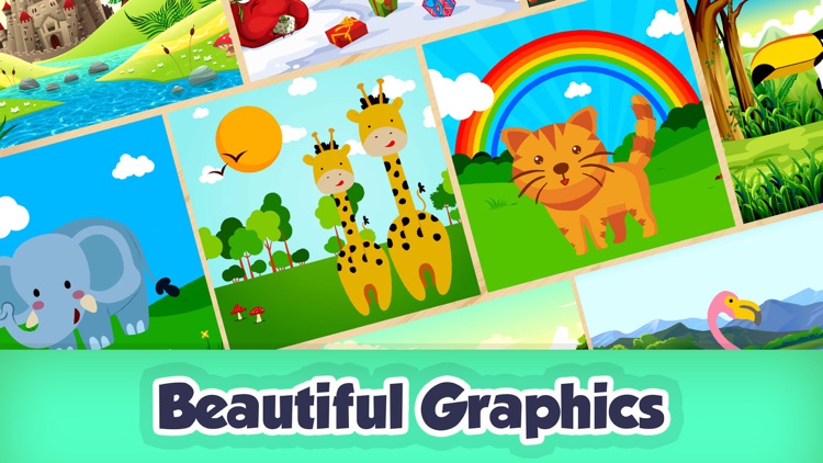 Kids Animals Jigsaw Puzzles – My First Educational Puzzles Game for Learning Animals, Birds, Fruits and Vegetable screenshot-3
