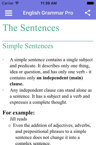 English Grammar Full screenshot 3