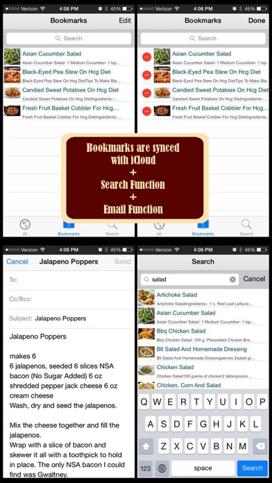 HCG Diet Recipes Plus+ Screenshot