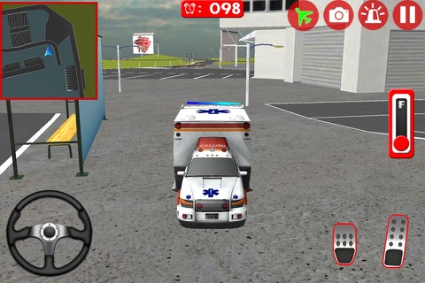 Flying Dr.Parking Ambulance Simulator 3D screenshot 4