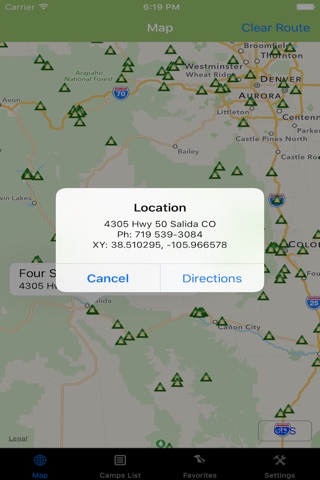 Colorado – Camping & RV spots screenshot 4