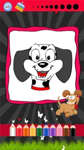 Cute Pet Paint and Coloring Book Learning Skill - Fun Games Free For Kids screenshot #3 for iPhone