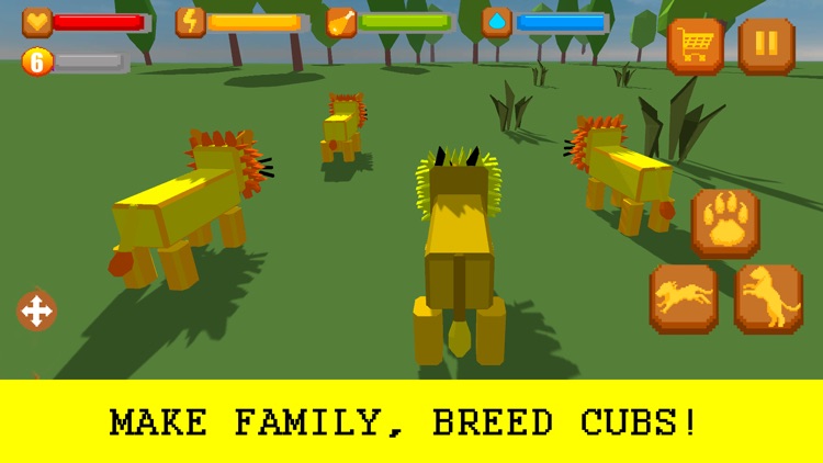 Cube Lion Survival Simulator Full