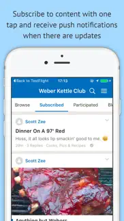 weber kettle club iphone screenshot 1