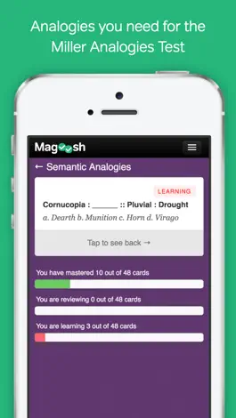 Game screenshot Miller Analogies Test Practice Flashcards mod apk