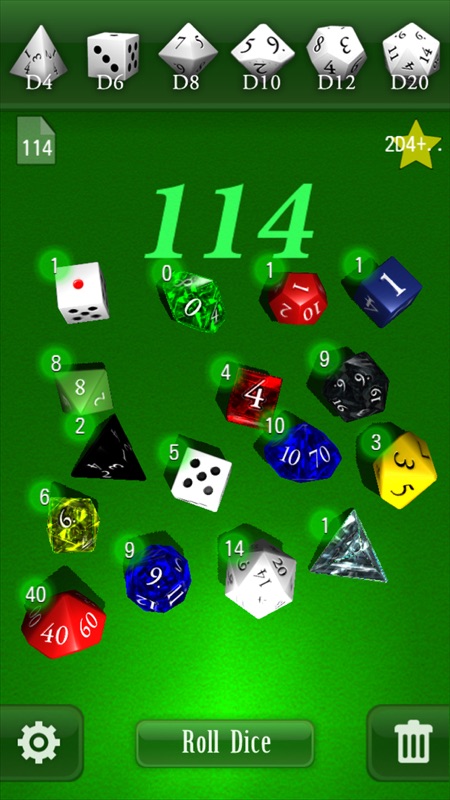 MotionDice(Tabletop RPG dice) screenshot 1
