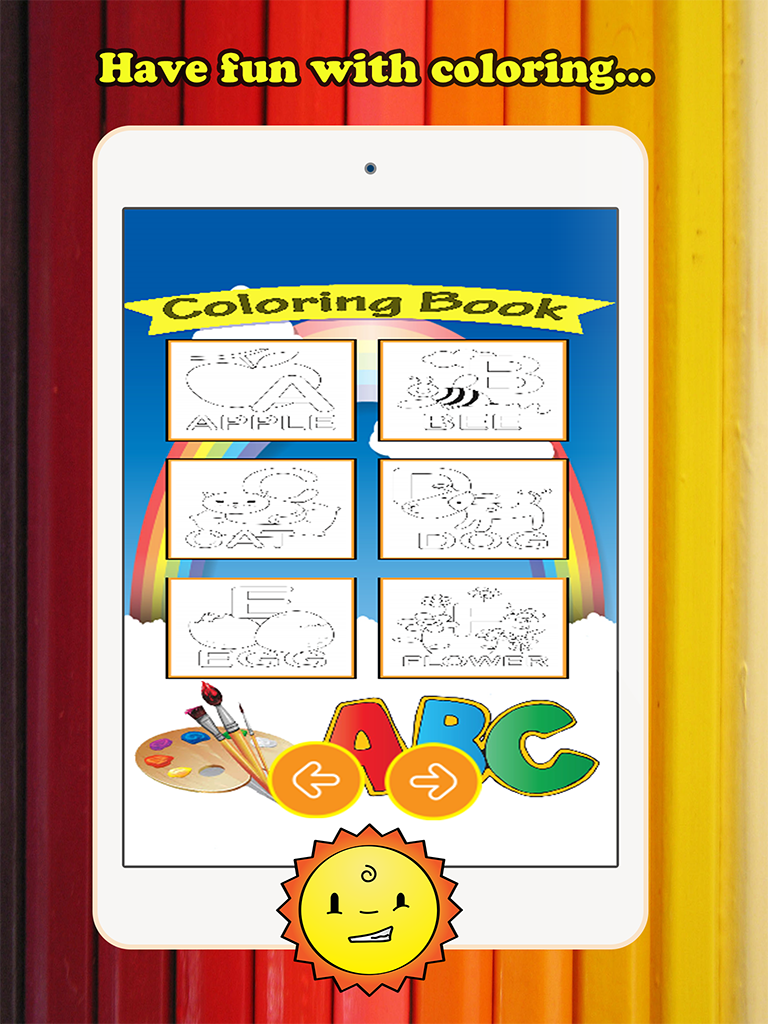 ABC Coloring Book for children age 1-10 (Alphabet Upper): Drawing & Coloring page games free for learning skill