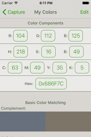 Color 360 - Live Capture Colors for Easy Swatch and Palette Creation screenshot 3