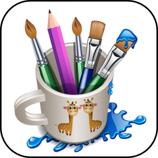 Scrabble Art Pad - Coloring Book & Drawing Pad for Kids iOS App