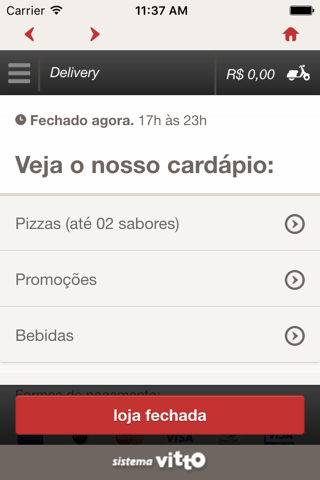 Sottile's Pizzaria Peça Online screenshot 2