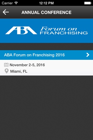 ABA Forum on Franchising 2016 screenshot 3