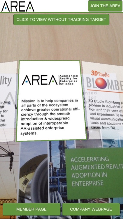 AREA Augmented Reality App