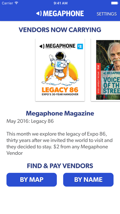 Screenshot #1 pour The Megaphone App
