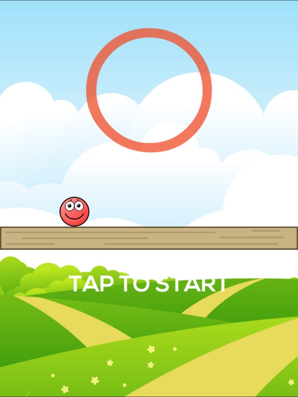 Rolling Red Ball - Tap To Jump screenshot 4