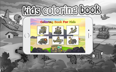 Coloring books (Soldier) : Coloring Pages & Learning Educational Games For Kids Free! screenshot 3