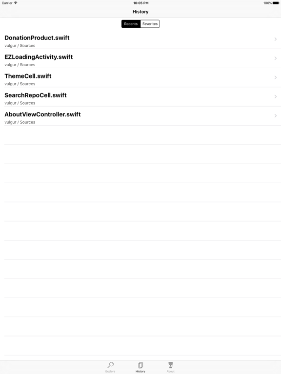 Sources - Simple code viewer for Github iPad screenshot