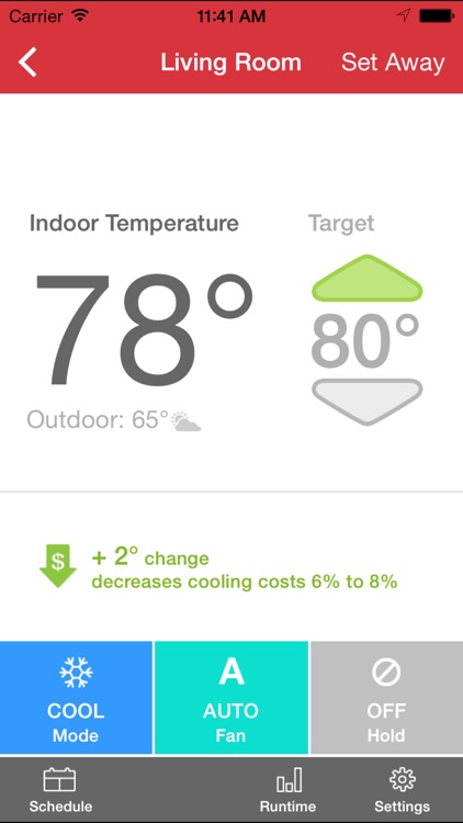 Wi-Fi enabled Radio Thermostat