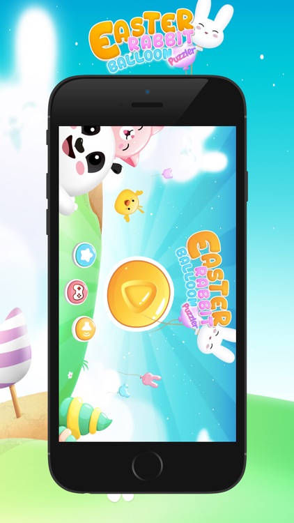 Easter rabbit balloon puzzler