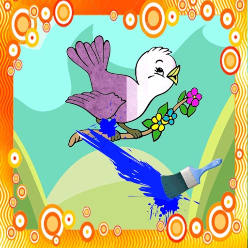 Paint For Kids Episode Bird Edition Edition Icon