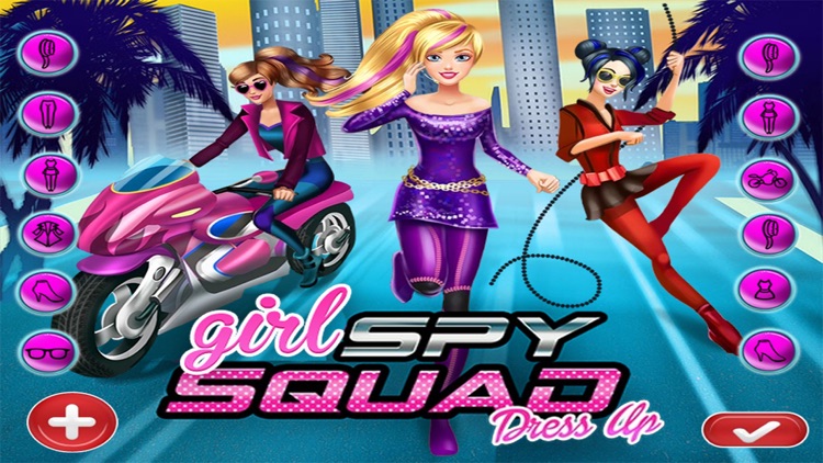 Girls Spy Squad Dress Up