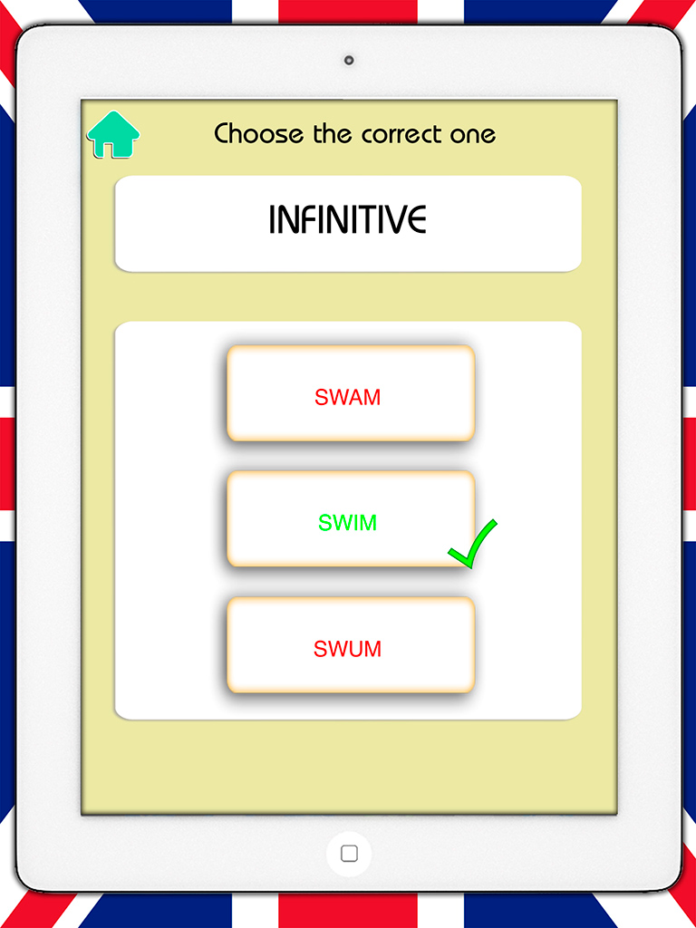 Irregular Verbs in English - Practice and study languages is easy screenshot 10