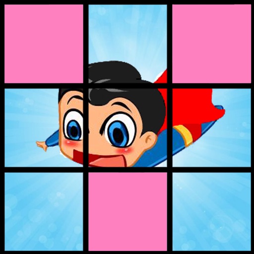 Slide Puzzle Superhero Game For Kid Icon