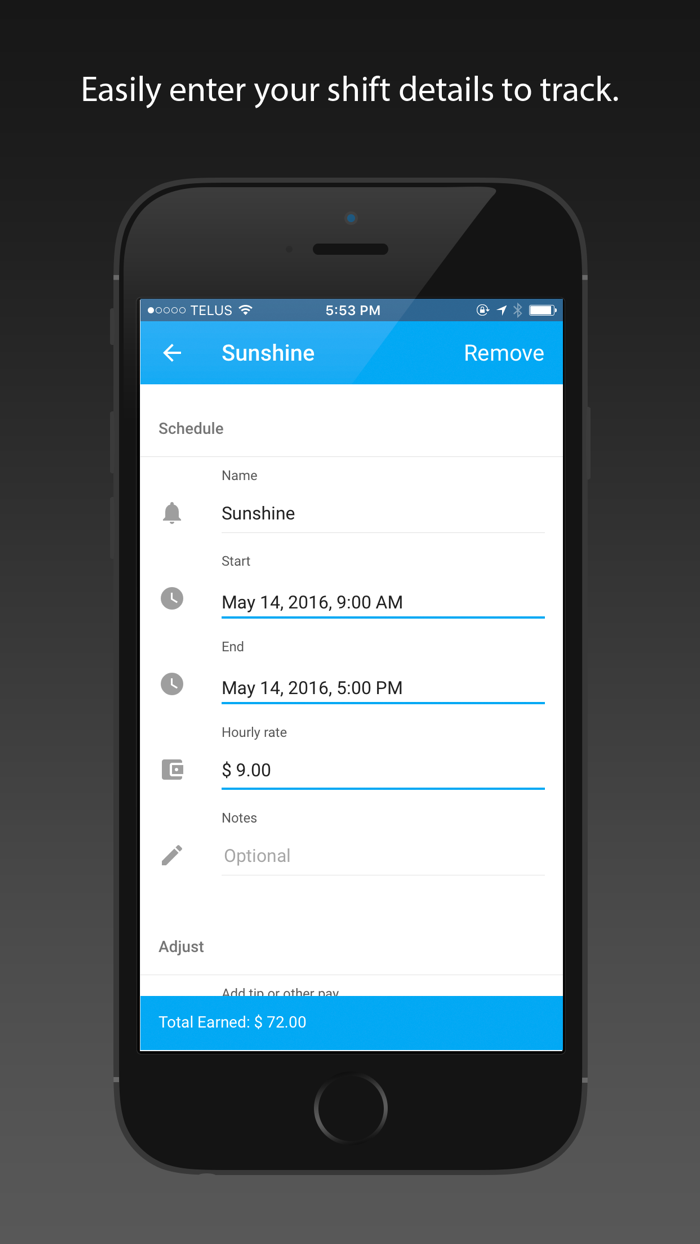 Shift Organizer - Easily plan and track shift work