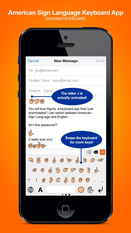 Signily Keyboard - Sign Language Emoji and GIFs!