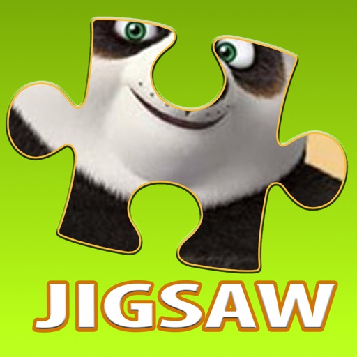 Cartoon Puzzle – Jigsaw Puzzles Box for Kung Fu Panda - Kids Toddler and Preschool Learning Games Icon