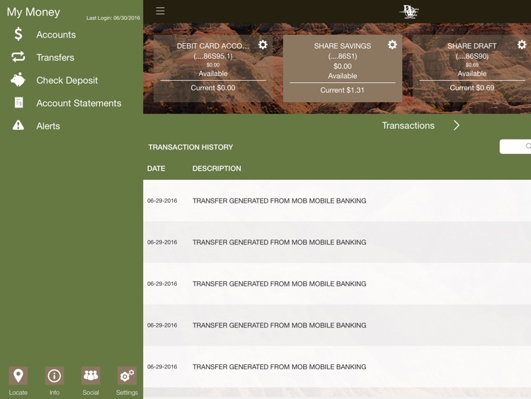 Dakota West CU for iPad