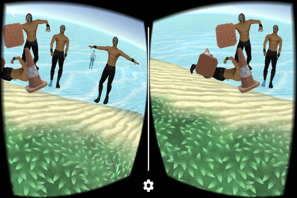 VR Desert Island for Google CardBoard screenshot 2