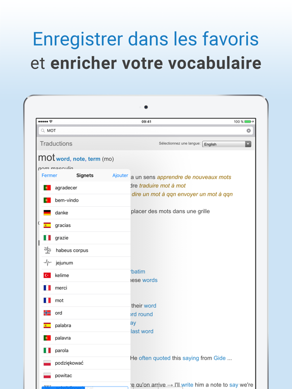 Screenshot #6 pour Dictionnaire français!!