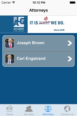 Accident Law Group App screenshot 4