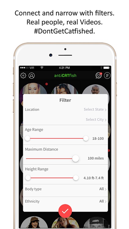 antiCATfish – World’s first video based dating app screenshot-4