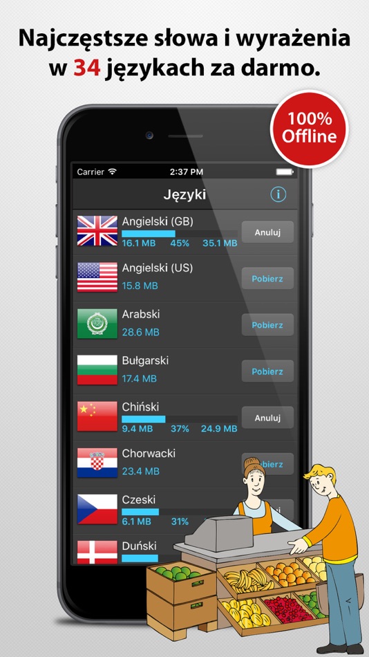 Rozmówki – ponad 30 języków - 1.7 - (iOS)