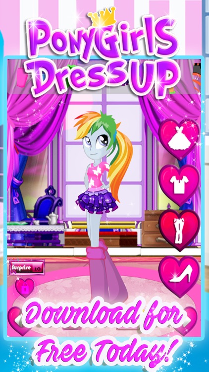Love Pony Dress Up Games screenshot-3