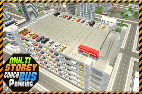 Multi-Storey Coach Bus Parking 3D: City Auto-bus Driving Simulator screenshot 3