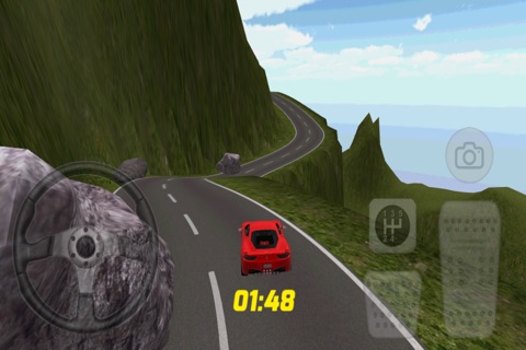 Red Car Drift Game 3D screenshot 2