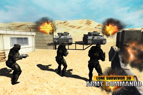 Lone Survivor 3D Army Commando - Frontline S.W.A.T Army Rifle Shooting Game screenshot 3