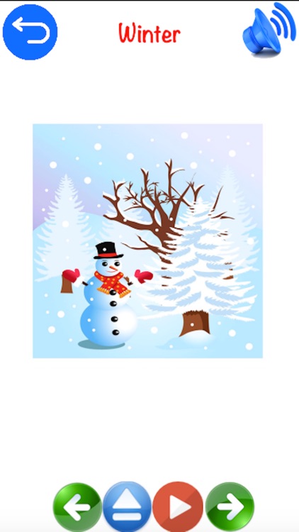 4 Seasons 5 Senses - An Interactive Children's Flashcard Story Book HD