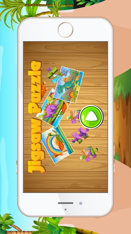 Dinosaur Games for kids Free - Jigsaw Puzzles for Preschool and Toddlers screenshot-4