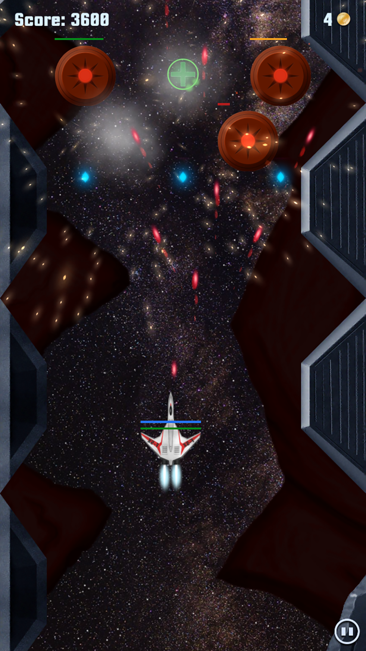Incident X - Deep space plasma hell shoot them up screenshot 3