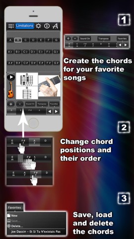 Guitar Chords Lite LRのおすすめ画像2