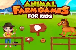 Game screenshot Animal Farm Games For Kids : animals and farming activities in this game for kids and girls - FREE mod apk