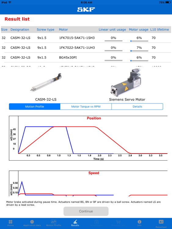 SKF E-Cylinder CASM Calculator screenshot-4