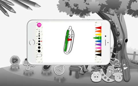 Coloring books (fruit) : Coloring Pages & Learning Games For Kids Free! screenshot 3