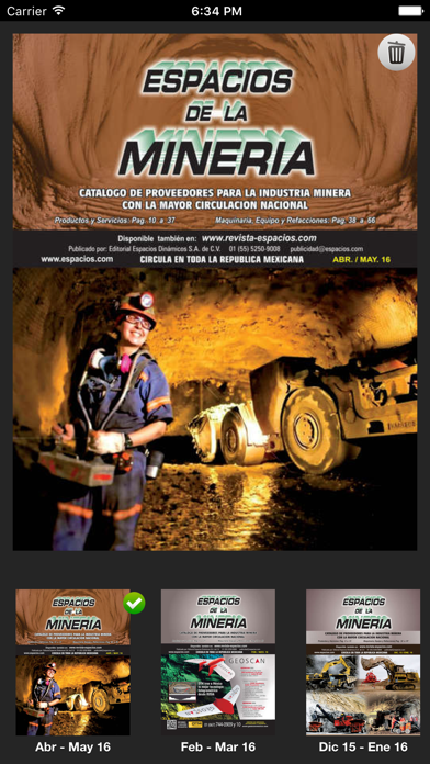How to cancel & delete Espacios de la Minería from iphone & ipad 1