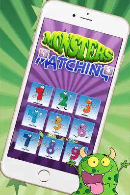 Game screenshot Finding Funny Monster In The Matching Cute Cartoon Pictures Puzzle Cards Game For Kids, Toddler And Preschool apk