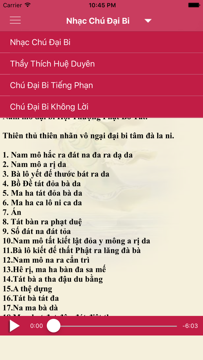 Thần Chú Đại Bi